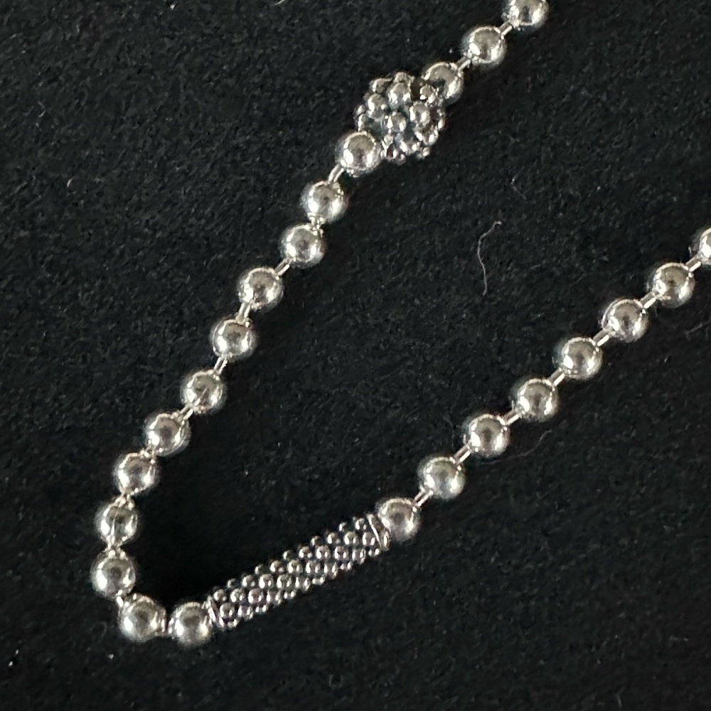 LAGOS Sterling Silver Caviar Icon Beaded Bracelet NWOT - Picture 4 of 9